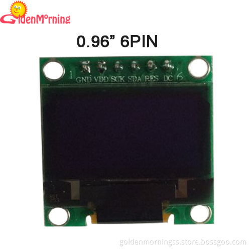 0.96" OLED Display module, yellow and blue color